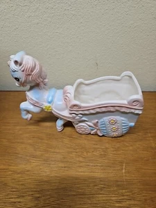 Vintage Pferd und Kutsche Baby Kinderzimmer Deko E6162 - Bild 1 von 11