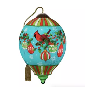Precious Moments Christmas Cardinal Ornament Ne'qwa Art Neqwa 7241127 - Picture 1 of 2
