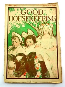 Antique 1905 GOOD HOUSEKEEPING Magazine from May '05 Monthly Mag Nice Condition - Picture 1 of 13