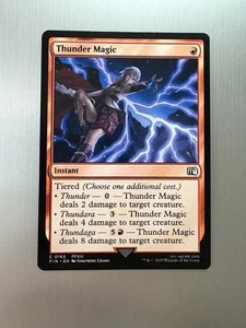 Thunder Magic - 165 - Magic: Final Fantasy MTG - Common - Regular - Lightning - Picture 1 of 2