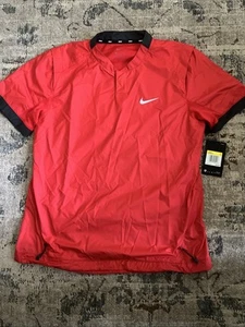 Nike Women's Softball Pullover Windbreaker Shirt Size Small Red AV6696-657 - Bild 1 von 6