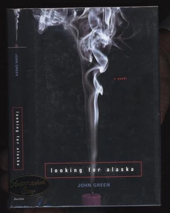 Green, John: Looking For Alaska ** Signed ** HB/DJ 1st/1st - Picture 1 of 7