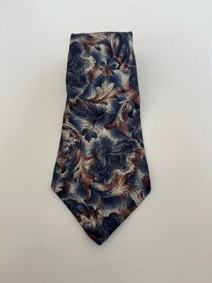 Arrow Red Classic Floral Neck Tie 100% Italian Silk M.I USA - Изображение 1 из 3