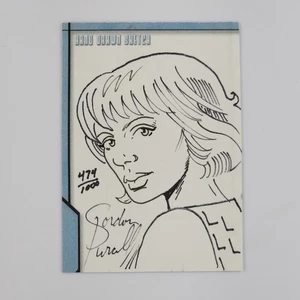 LEXX Premier Sketch Card Autograph Gordon Purcell 474/1000 Dynamic Forces 2001 - Picture 1 of 2