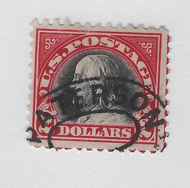 Scott # 547, $2 red & black , Franklin, 1920, XF - Image 1 of 1