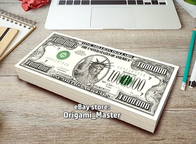 Stack of 100x Million Dollar Bills 100ct - Image 1 of 3