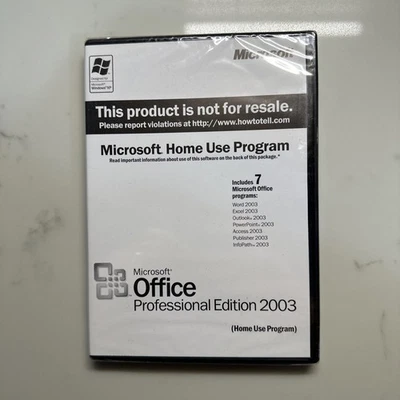 Microsoft Office Professional Edition 2003 Home Use Program With Product Key - Image 1 of 4