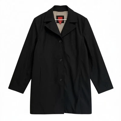 Chaqueta de abrigo Esprit XL Dark Academia negra vintage para mujer  Foto 1 de 4