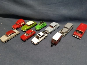 10 x CORGI /EFE ETC 1/76 "00" GAUGE VARIOUS  CARS & VANS ,TRIKE  V. GOOD UNBOXED - Foto 1 di 5