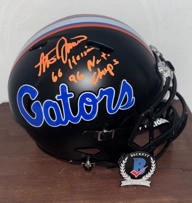 STEVE SPURRIER FLORIDA GATORS SIGNED REP FULL SIZE HELMET INSCRIBED BECKETT - Image 1 of 2
