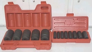 Michigan Industrial Tools MIT 1/2" & 3/8" Drive Socket Sets In Cases - Picture 1 of 16