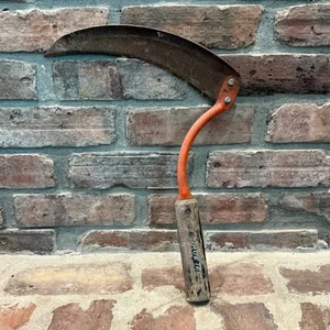 Vintage True Temper Hand Scythe Sickle Cutter Old Farm Garden Tool - Picture 1 of 7