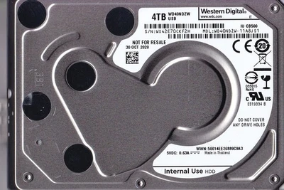 WD40NDZW-11A8JS1 THAILAND s/n: WX42E7 OCT/ 2020 4TB USB 3.0 2.5" Western Digital - Image 1 of 4