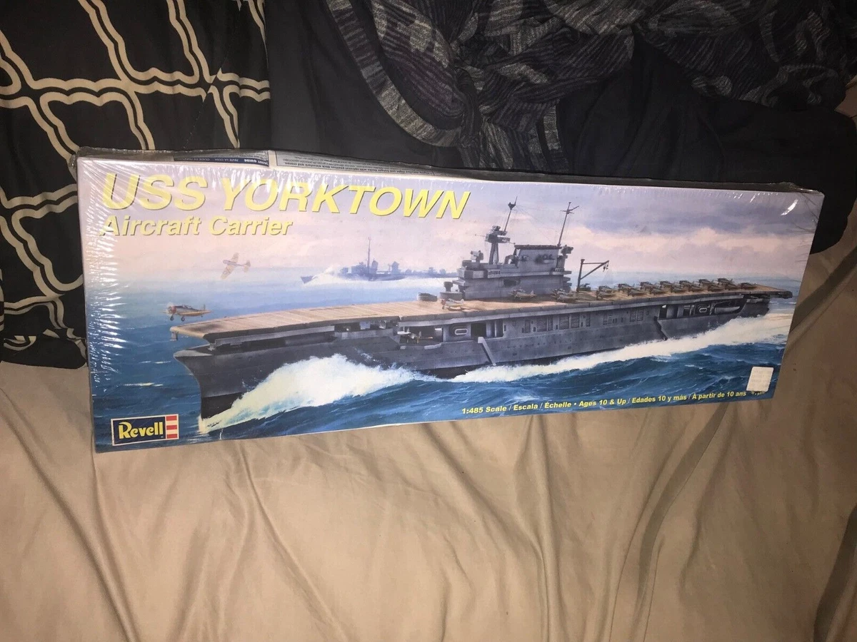 YORKTOWN CV5 プラモデル 1969 by Revell Revell USS Yorktown, 1/485 scale – scaleModelGuy