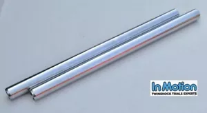 Front Fork Stanchions (Pair) 35mm Bultaco Sherpa Alpina Straight Type Twinshock - Picture 1 of 3