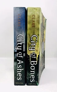 The Mortal Instruments 1 & 2, City of Bones, Cassandra Clare (Lot of Two Books) - Picture 1 of 5