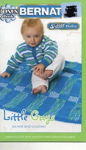 LITTLE GUYS KNIT AND CROCHET PATTERN BOOKLET - Picture 1 of 4
