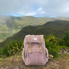 Mini hemp backpack| handmade | eco bag | colourful bag | small backpack |
