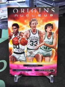 2022-23 Panini Origins Larry Bird Kevin McHale Robert Parish Nucleus Pink 76/99!