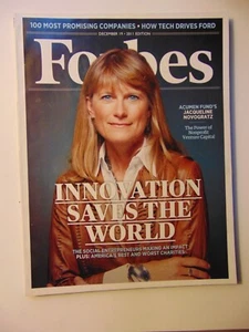 FORBES Magazine December 2011 JACQUELINE NOVOGRATZ - Picture 1 of 1