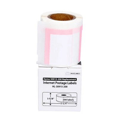 DYMO 30915 Internet Postage Thermal Labels - NO REFUNDS - (15) Rolls of 200 - Image 1 of 4