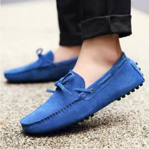 Men's Driving Moccasin Casual Pumps Loafers Slip on Flats Soft Shoes New - Picture 1 of 31