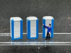 Baustellenklo, Dixiklo, Modellbahn, Modellbau - Bild 1 von 3