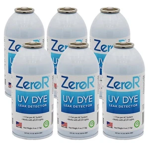 ZeroR® AC UV Dye Leak Detector R134_ R12_ R22_ - 6 Can - Picture 1 of 2