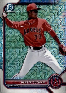 2022 Bowman Chrome - Prospects Mojo Refractor #BCP-220 Denzer Guzman (RC) - Picture 1 of 2