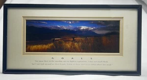 Susan G. Drinker Art - Signed Print, Inspirational Lithograph “life Goals” - Picture 1 of 6