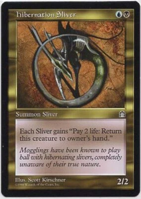 HIBERNATION SLIVER X1  MAGIC MTG STRONGHOLD NEAR MINT (NM) - Image 1 of 2