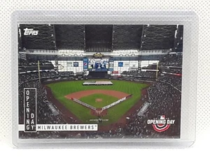 2020 Topps Opening Day Baseball - Opening Day In Milwaukee - Milwaukee Brewers - Picture 1 of 2