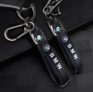 BMW 2024 Luxury Leather keyring BMW Logo Keychain - Picture 1 of 4