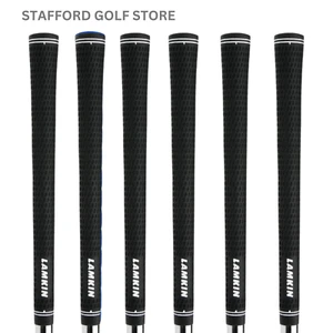 Nuevas empuñaduras de golf Lamkin Crossline negras 58R Core - Elige estándar o mediano - Imagen 1 de 6