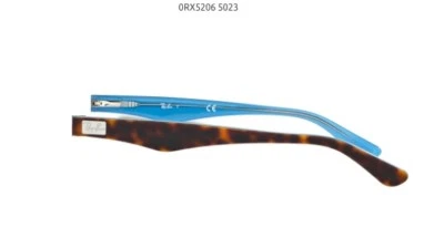 RAY BAN 5206 5023 Top Havana / Azul Original Temples Alta Originales RB - Imagen 1 de 2