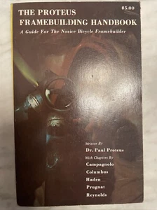 1975/1976 Vintage Nuevo-Antiguo-Stock "The Proteus Framebuilding Handbook". (NJ) - Imagen 1 de 4
