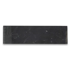 N43AP Nero Marquina Black Marble 6x18 Wall and Floor Tile Polished, 99 sq.ft. - Picture 1 of 5