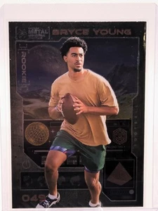 Bryce Young 2023 Skybox Metal Rookie RC Alabama Panthers - Picture 1 of 2