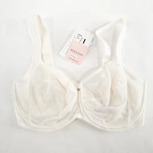 Rosa Faia Anita Selma Bra 32I White Lace Underwire Unpadded Adjustable New - Picture 1 of 8