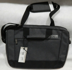 NEW Kenneth Cole Reaction Clouded Case Single Compartment Gray Laptop Bag 54588