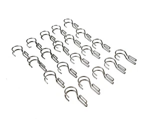20 Clips für die Befestigung der Taubenabwehrspikes an der Dachrinne mit Ø 20 mm - Bild 1 von 4