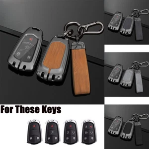 Zinc Alloy TPU Leather Car Key Case Cover For Cadillac CT6 XT5 CTS XTS SRX XT6 - Imagen 1 de 13