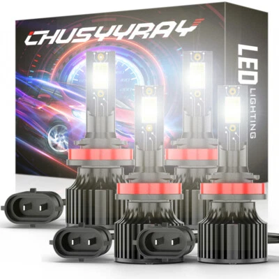 For Buick Terraza CX Passenger Van 4-Door 2005-2007 LED Headlight High Low bulbs - Image 1 of 4
