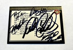 Dale Earnhardt, Allison, Bonnett, Gordon & Hendrick NASCAR Autographed Signed - Picture 1 of 8
