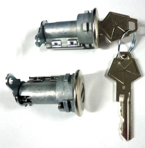 NEW CHRYSLER DODGE PLYMOUTH PAIR DOORS LOCK SET W/2 OEM PENTASTAR LOGO KEYS - Picture 1 of 1