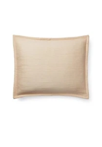Ralph Lauren Spencer Matelassé / One Standard-queen Sham / colore marrone chiaro - Foto 1 di 4