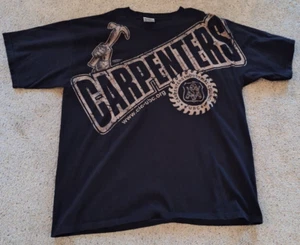 Vintage United Brotherhood of Carpenters Hemd Herren 2XL Schwarz Union Made in USA - Bild 1 von 6