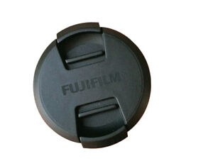  52mm Lenscap LC-52 Centre Pinch Front Lens Cap For FUJI Fujifilm Logo UK STOCK