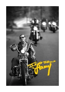 Indian Larry 5 A4 signed poster with choice of frame - Picture 1 of 4