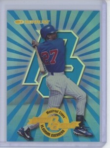 1997 Donruss Power Alley Blue #19 Vladimir Guerrero Montreal Expos /2000